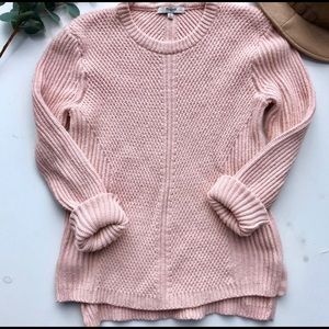 Madewell blush pink knit sweater